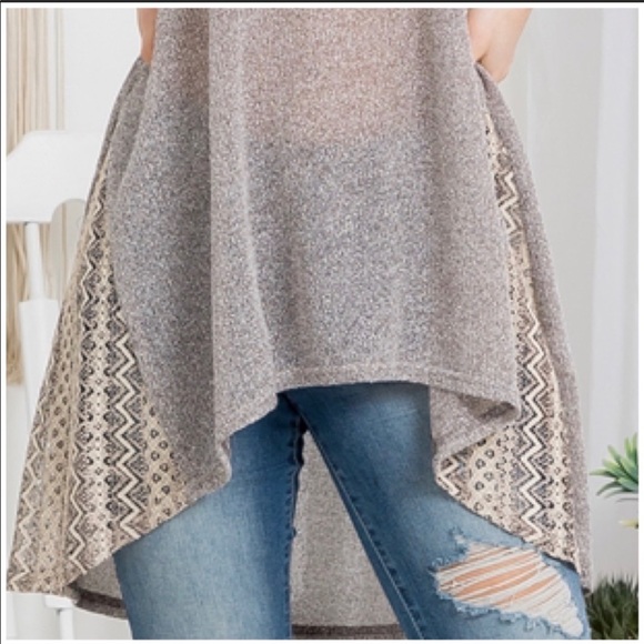 NWT- Stunning Ryu/ A’vere HANDMADE Heavenly Asymmetrical Tunic - Picture 3 of 4